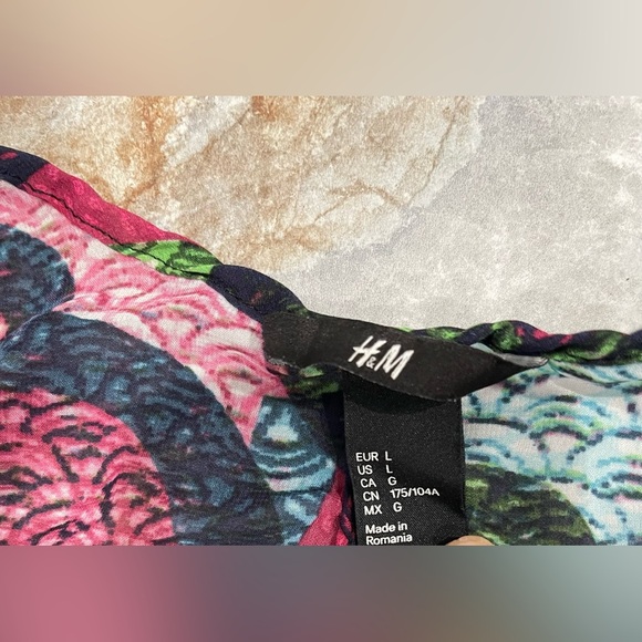 H&M Blue and Red Sleeveless Sundress Maxi - Picture 7 of 15